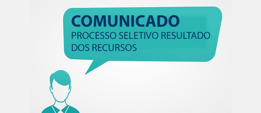 Comunicado sobre os processos seletivos